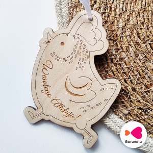 Zawieszka do koszyczka kurczaczek