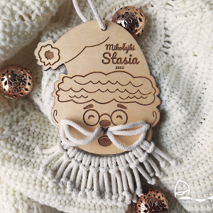 Plakietka do zdjęć - Mikołaj 1