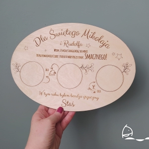 Talerzyk dla Świętego Mikołaja