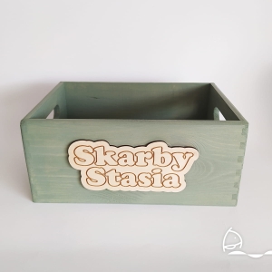 Personalizowana skrzynka na skarby - wzór 2