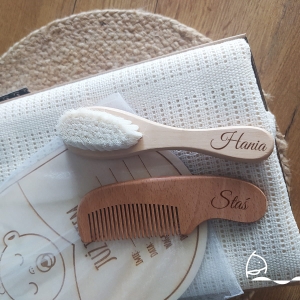 Personalizowany komplet szczotka/grzebień